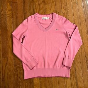 Vineyard Vines Classic Pink V-Neck Sweater/Women’s Sz Small